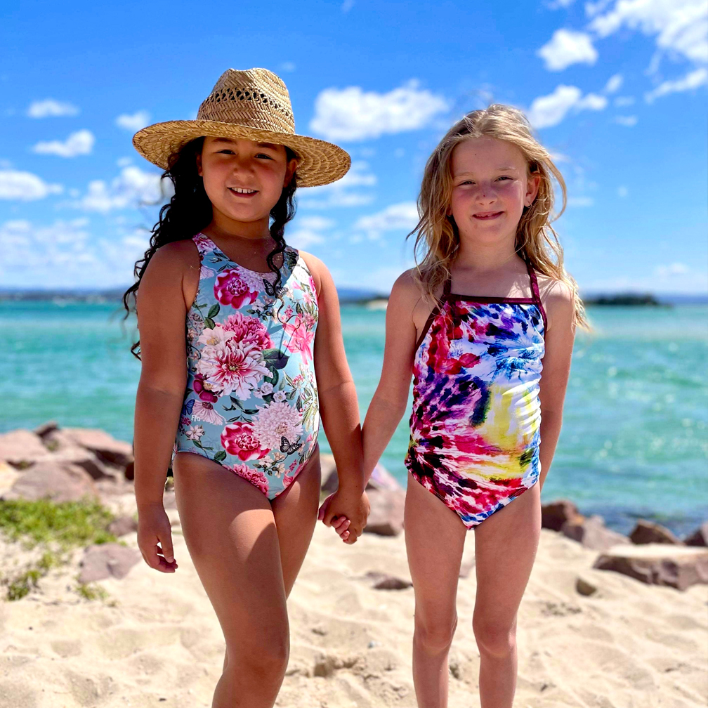 Girls training cheap swimwear