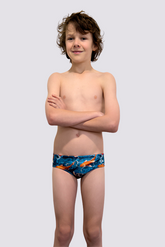 Boy's Chlorine Resistant Swim Briefs - 3 Second Memory