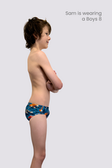 Boy's Chlorine Resistant Swim Briefs - 3 Second Memory