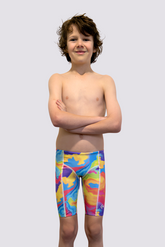 Boy's Chlorine Resistant Swim Jammers - Bubblegum
