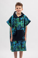 Kids Sand Free Hooded Swim Towels - Beach Wilderness