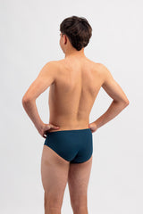 Mens Swim Briefs - Chlorine Resistant Swimwear - Dark Teal