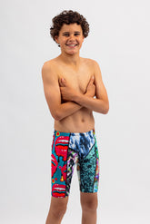 Boys Swim Jammer - Chlorine Resistant Swimwear - Mash Up
