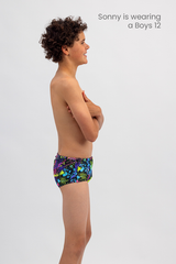 Boys Swim Trunk - Chlorine Resistant Swimwear - Move It