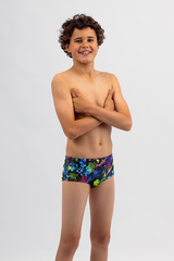 Boys Swim Trunk - Chlorine Resistant Swimwear - Move It