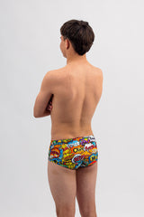 Boys Swim Trunk - Chlorine Resistant Swimwear - Wham Baam Sam