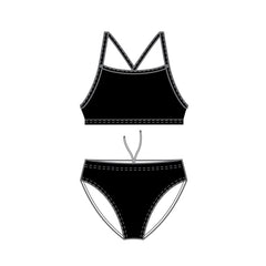 Ladies Chlorine Proof Two Piece - Catherine Hill Bay SLSC