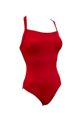 Red Swimsuit, Red Chlorine Proof swimwear
