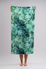 Sand Free Beach Towel - Emerald Tide