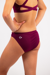 Girls - Basic Burgundy - Two Piece Bottom-Basic Burgundy.