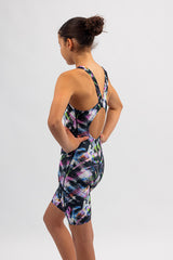 Girls Chlorine Resistant Legsuit - Don't Mess with Me