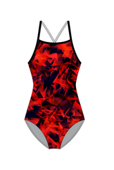 Girls/Ladies Swimwear - One Piece - Branxton Greta Redbacks