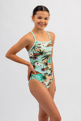 Girls Chlorine Proof One Piece - Hula