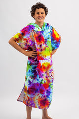 Adult Hooded Towel- Sand Free Change Towel - Kaleidoscope