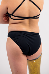 Period Swimwear - Essential Ladies Two Piece Swim Bottom - Basic Black