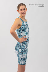 Girls Chlorine Proof Leg Suit - Winter Blast