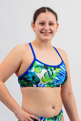 Ladies Chlorine Proof Two Piece Top - Chill Out