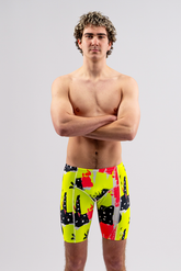 Men's Chlorine Resistant Jammers - Neon Pop