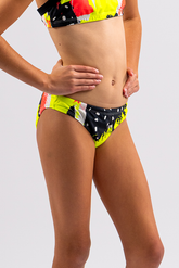 Girls Two Piece - Swim Bottom - Neon Pop
