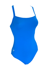 Ladies Chlorine Proof One Piece - Basic Ultra Marine