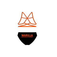 Black Chlorine Proof Two Piece - Warilla Barrack Point SLSC