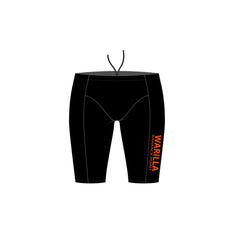 Boy/Men Swim Jammers -Chlorine Resistant Swimwear - Warilla Barrack Point SLSC - Black