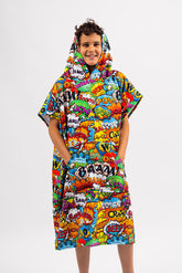 Kids Sand Free Hooded Beach Towels - Wham Baam Sam