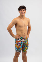 Men's Chlorine Resistant Jammers- Wham Baam Sam