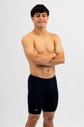 Men's Chlorine Proof Swim Jammers - Basic Black