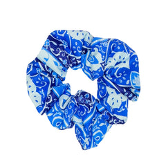Chlorine Proof Swim Scrunchie - Blue Oasis
