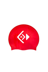 Silicone Swim Cap - Long Hair - Red