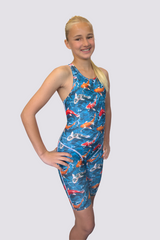 Girls Chlorine Resistant Legsuit Swimwear - 3 Second Memory