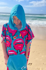 Kids Sand Free Hooded Swim Towel - Gossip