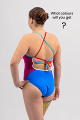 Girls Chlorine Resistant Swimsuit - Mash up Inspire - One Piece