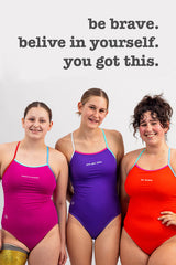 Girls Chlorine Resistant Swimsuit - Mash up Inspire - One Piece