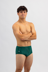 Men's Swim Trunks - Chlorine Resistant Swimwear - Evergreen Jungle