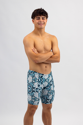 Men's Swim Jammers- Chlorine Resistant Swimwear - Winter Blast