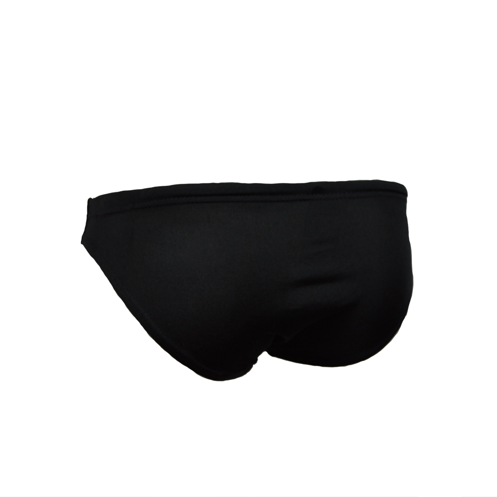 basic black Period Proof Two Piece Bottom. Australian Made