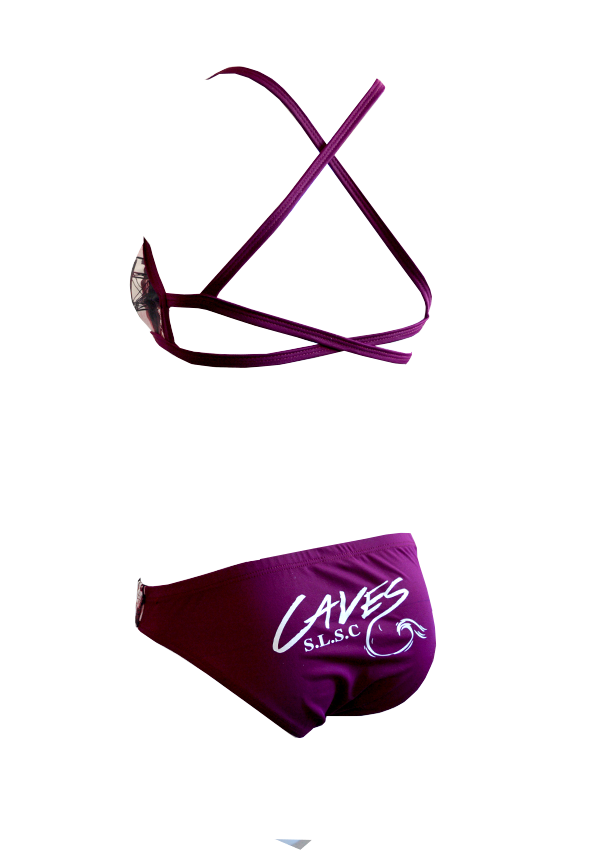 Caves Beach SLSC Ladies 2 piece - Fashion Fish Swimwear