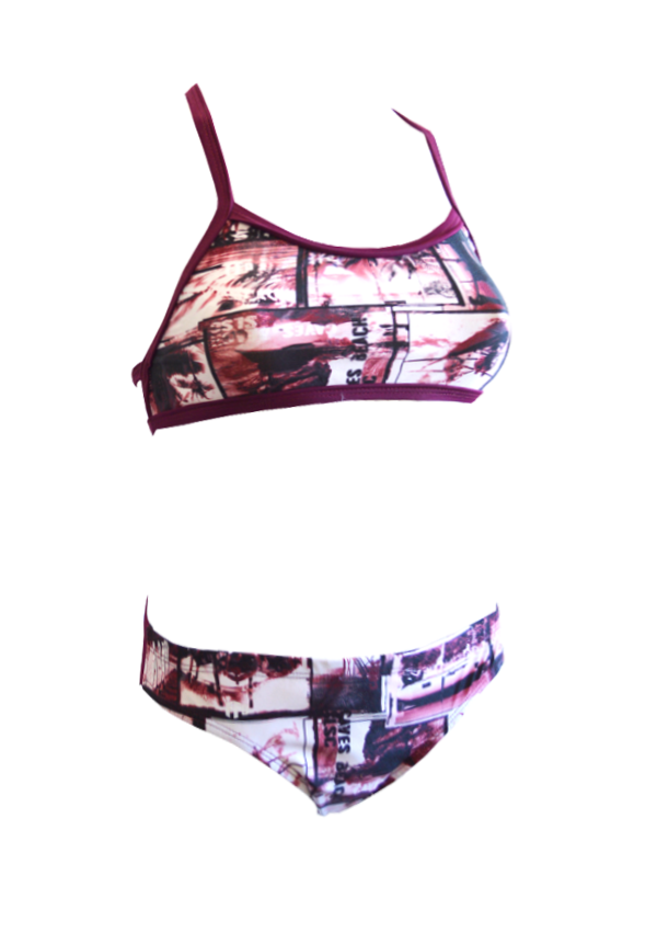 Caves Beach SLSC Ladies 2 piece - Fashion Fish Swimwear