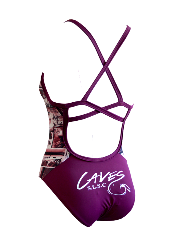Caves Beach SLSC Ladies One Piece - Fashion Fish Swimwear
