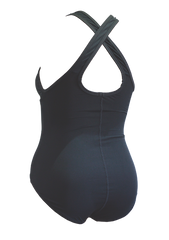 Empowered Ladies Basic Black One Piece - Fashion Fish Swimwear