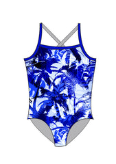 Girls Chlorine Proof PRINT One Piece  - Terrigal SLSC