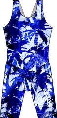 Ladies Chlorine Proof Print Leg Suit - Terrigal SLSC