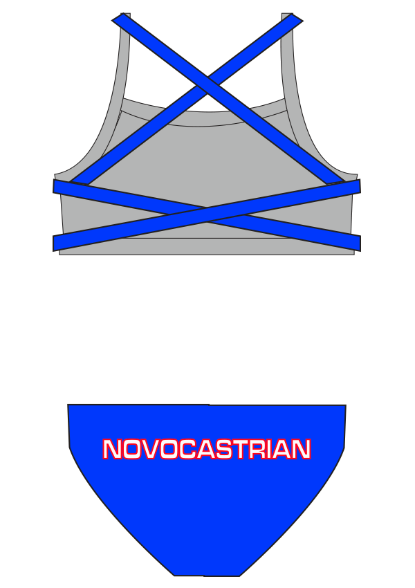 Novocastrian Swim Club Ladies 2 Piece - FashionFishDesigns