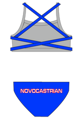 Novocastrian Swim Club Ladies 2 Piece - FashionFishDesigns