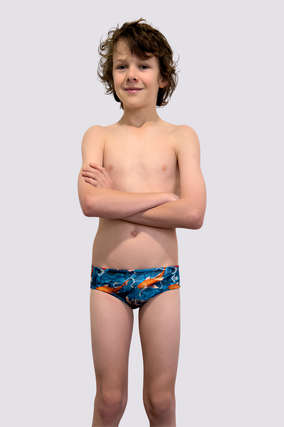 Boy's Chlorine Resistant Swim Briefs - 3 Second Memory