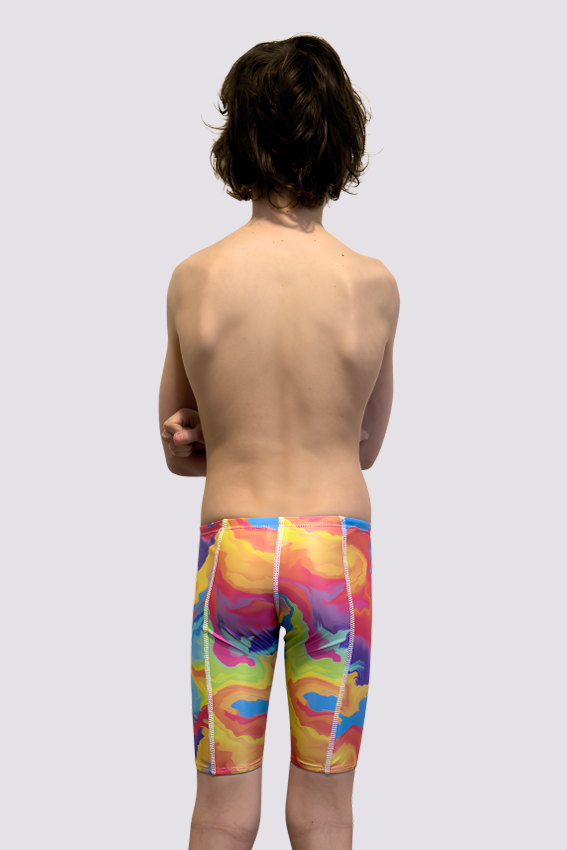 Boy's Chlorine Resistant Swim Jammers - Bubblegum