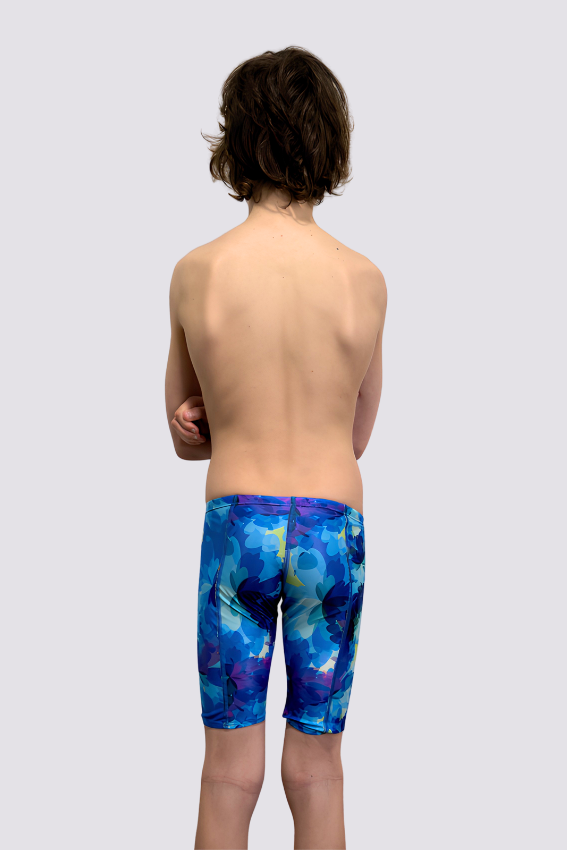 Boy's Chlorine Resistant Swim Jammers - Periwinkle