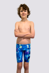 Boy's Chlorine Resistant Swim Jammers - Periwinkle